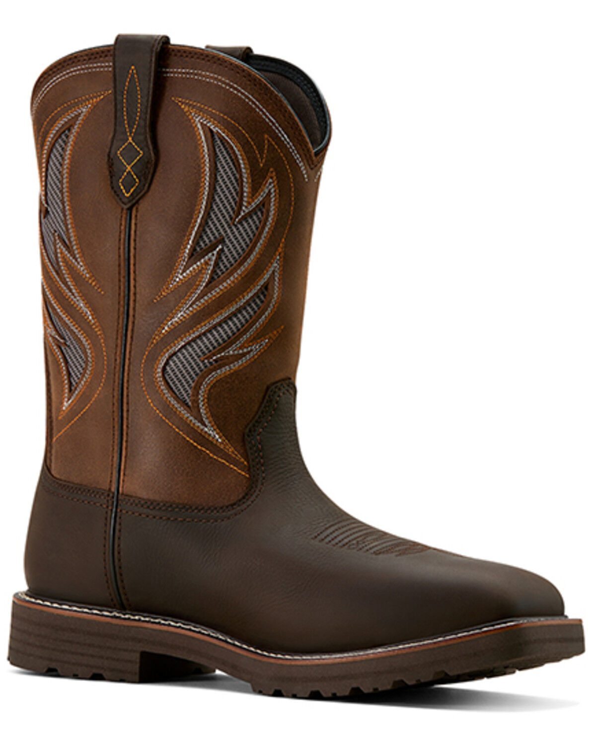 Image #1 - Ariat Men's Activator VentTEK Waterproof Work Boots - Steel Toe, Dark Brown, hi-res