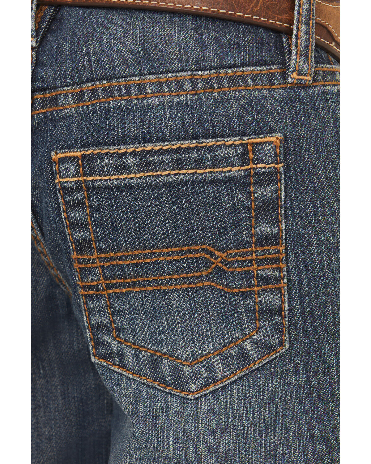 Image #4 - Cody James Little Boys' Wolfstooth Medium Wash Relaxed Bootcut Stretch Denim Jeans, Medium Wash, hi-res