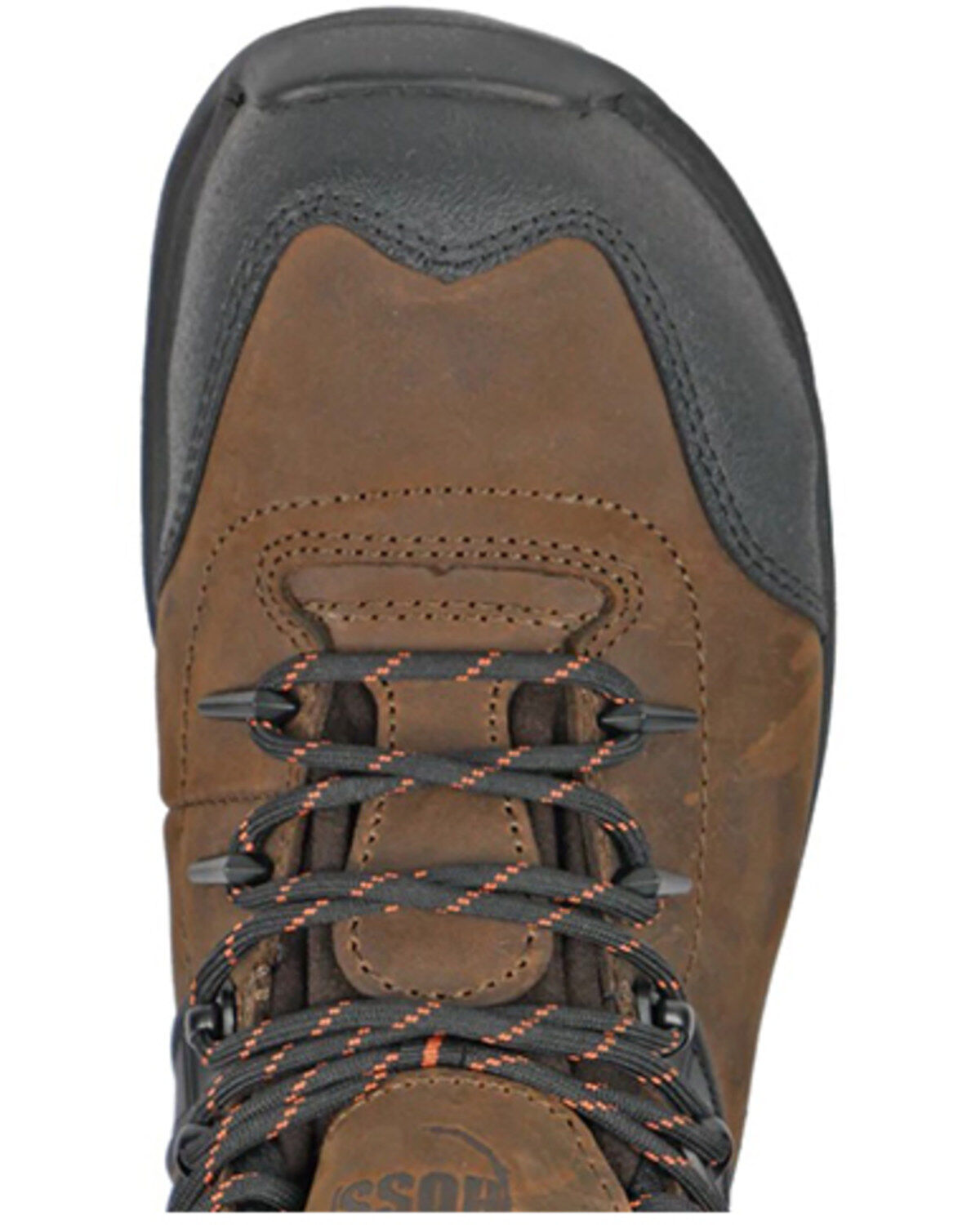 Image #6 - Hoss Men's Stomp 6" Lace-Up Work Boots - Aluminum Toe, Brown, hi-res