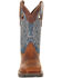 Image #5 - Durango Men's Rebel Western Work Boots - Steel Toe, Brown, hi-res