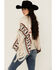 Image #4 - Idyllwind Women's Flyaway Southwestern Print Fringe Button-Down Poncho , Ivory, hi-res