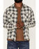 Image #3 - Flag & Anthem Men's Albee Dobby Stripe Plaid Print Long Sleeve Button Down Shirt, Cream, hi-res