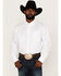 Image #1 - RANK 45&reg; Men's Basic Twill Long Sleeve Button-Down Western Shirt - Tall, , hi-res