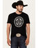 Image #1 - Cinch Men's Boot Barn Exclusive Logo Short Sleeve Graphic T-Shirt, Black, hi-res