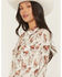 Image #2 - Panhandle Slim Women's Running Horse Long Sleeve Snap Western Shirt, Beige, hi-res