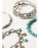 Image #2 - Shyanne Women's Desert Charm Flower Bracelets - 4-Piece Set, Silver, hi-res