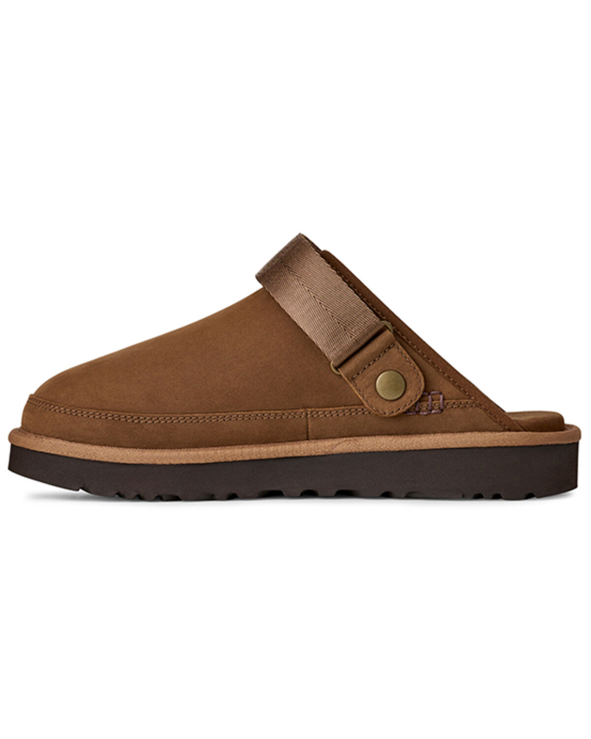 Image #3 - UGG Men's Goldencoast Clog II Nubuck, Dark Chocolate, hi-res