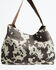 Image #3 - Shyanne Women's Cow Print Suede Hobo Bag, Brown, hi-res