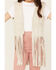 Image #3 - Fornia Girls' Fringe Faux Suede Vest, Beige/khaki, hi-res