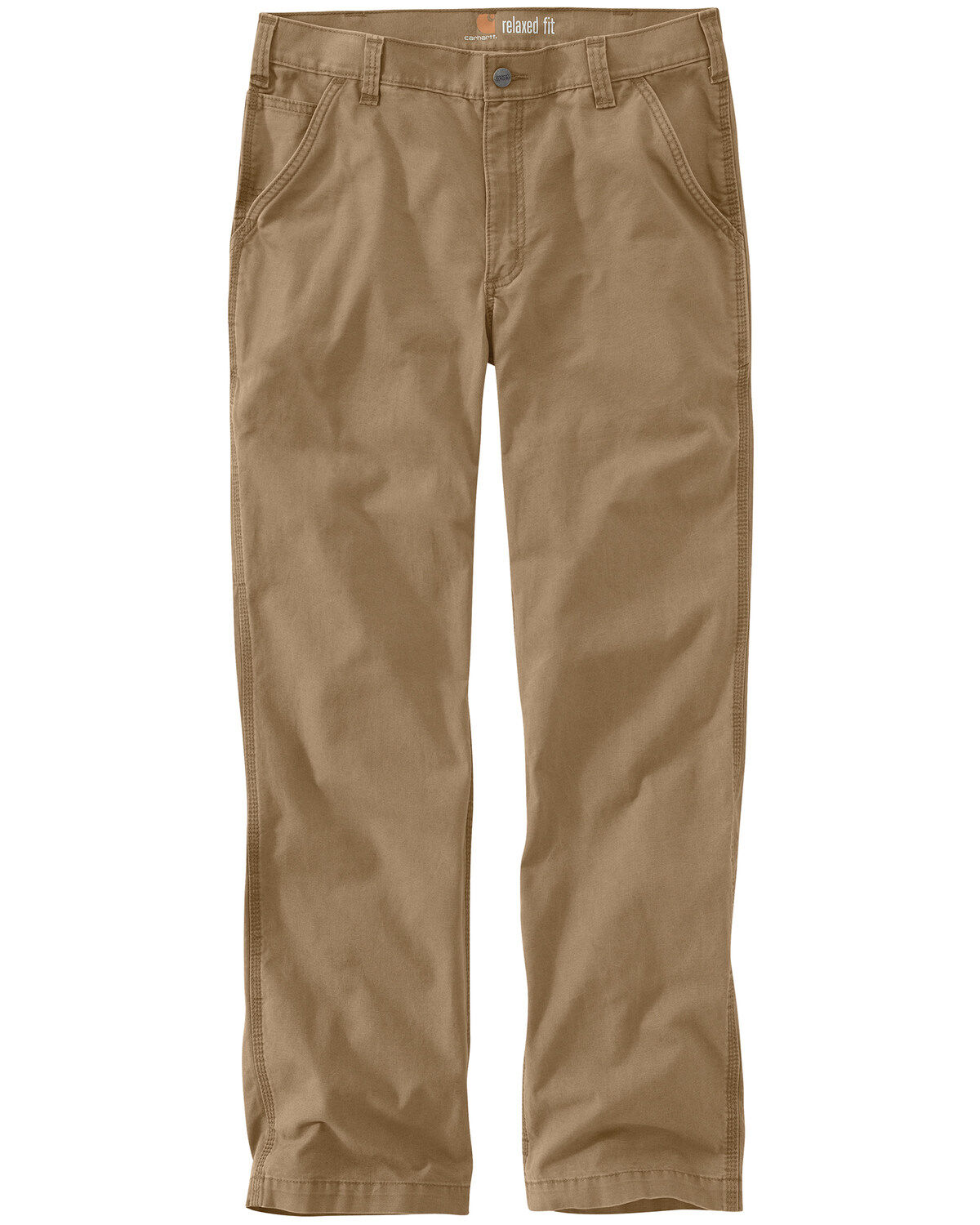 Image #1 - Carhartt Men's Rugged Flex&reg; Rigby Dungaree Stretch Work Pants, Dark Khaki, hi-res