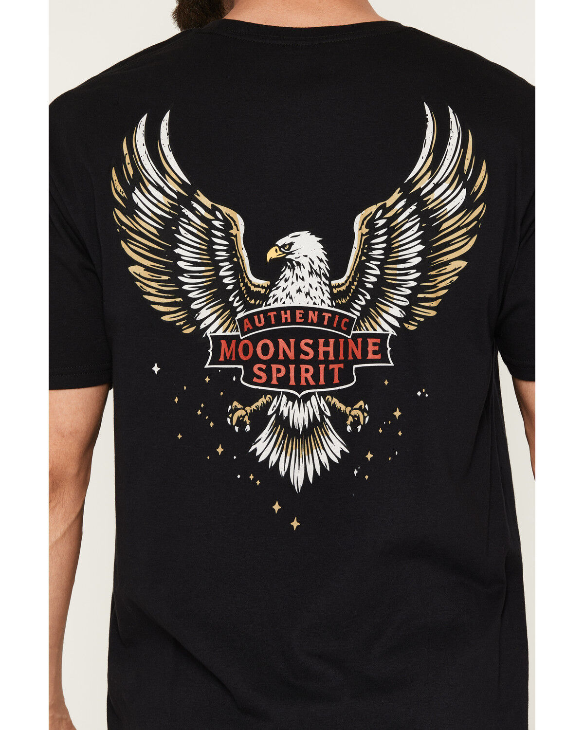 Image #4 - Moonshine Spirit&reg; Men's Eagle Icon Short Sleeve Graphic T-Shirt, Black, hi-res