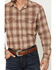 Image #3 - Cody James Black 1978&reg; Men's Brenden Plaid Print Long Sleeve Button-Down Flannel Shirt, Tan, hi-res