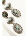 Image #2 - Shyanne Women's Antique Silver Concho Drop Earrings , Silver, hi-res