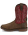 Image #3 - Justin Men's Broncy Waterproof Western Work Boots - Composite Toe , Brown, hi-res