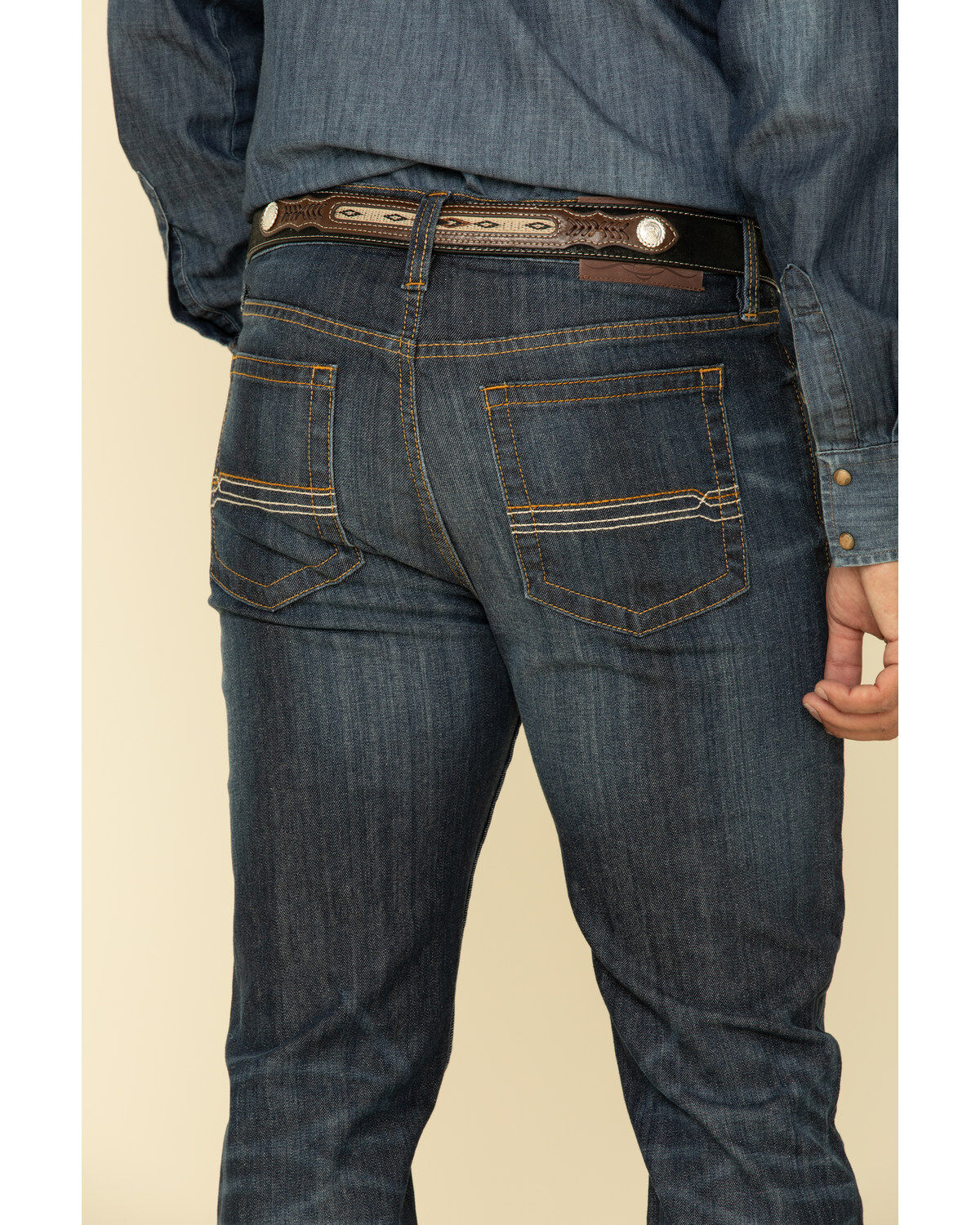 Image #5 - Cody James Men's Night Hawk Wash Jackson Slim Straight Stretch Denim Jeans, Blue, hi-res