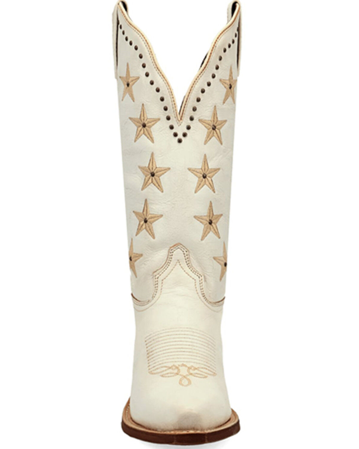 Image #4 - Laredo Women's Serenade Patriotic Western Boots - Snip Toe, White, hi-res