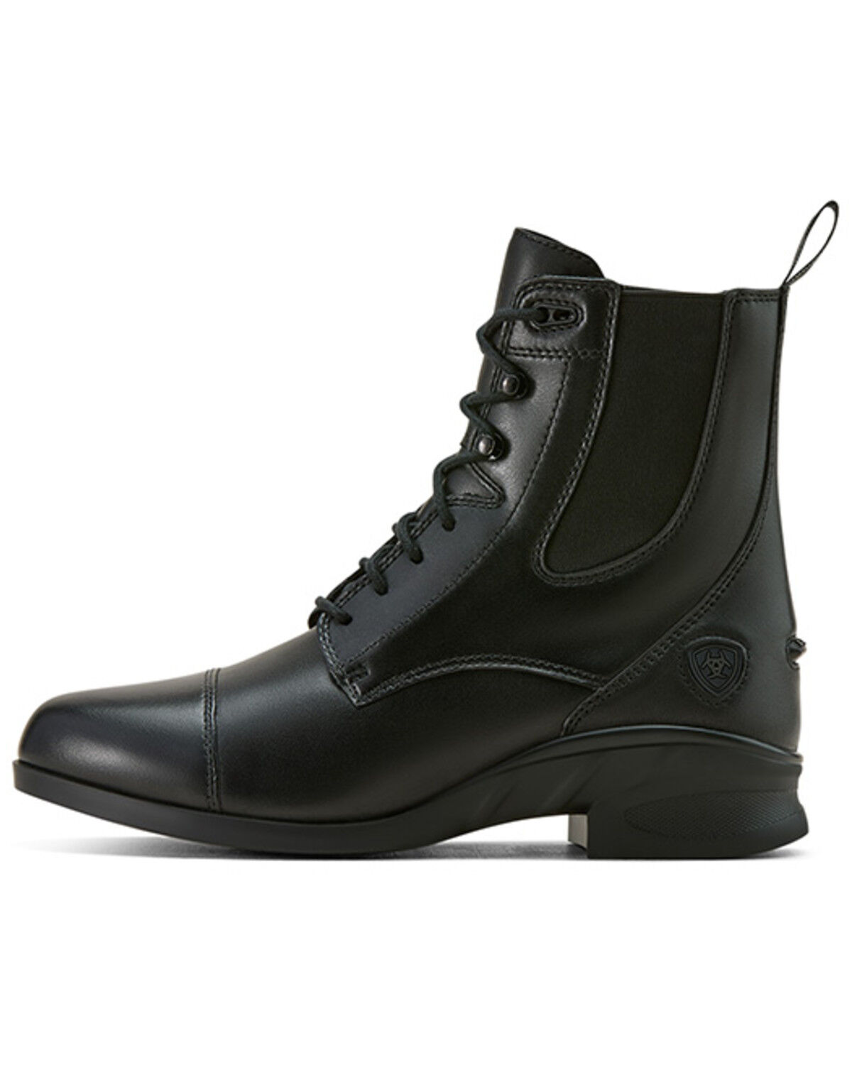 Image #2 - Ariat Women's Heritage Lace Paddock Boots - Round Toe, Black, hi-res