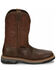 Image #2 - Justin Men's Carbide Western Work Boots - Composite Toe, Brown, hi-res