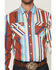 Image #3 - Kimes Ranch Men's Clancy Stripe Print Long Sleeve Button-Down Western Shirt, Red, hi-res