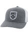Image #1 - Hooey Men's Bronx Shield Patch Trucker Cap, Grey, hi-res