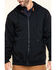 Image #4 - Hawx Men's FR Zip Up Fleece Hooded Work Hoodie, Black, hi-res