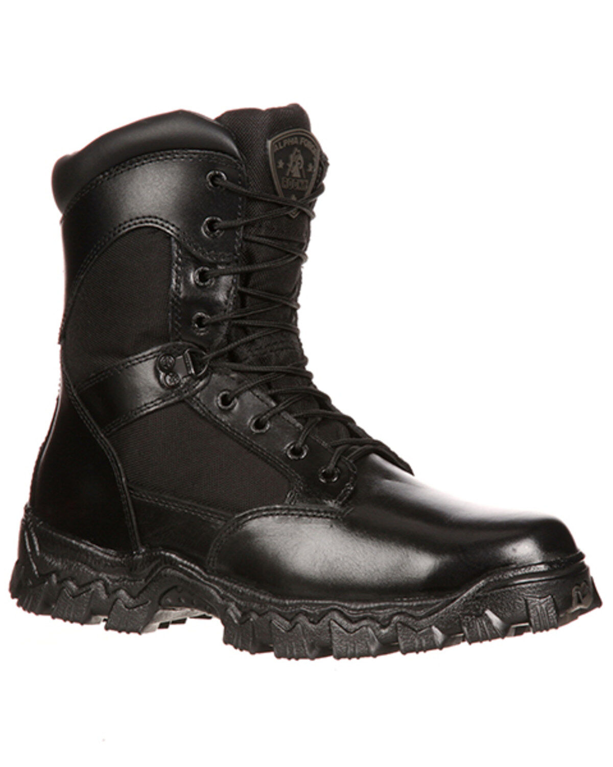 Rocky Men's Alpha Force Military Boots, Black, hi-res