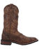 Image #2 - Laredo Men's Arlo Bucklace Fancy Sidewinder Western Boots - Broad Square Toe , Brown, hi-res