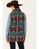 Image #4 - Outback Trading Co Women's Southwestern Print Stockard Vest , Burgundy, hi-res