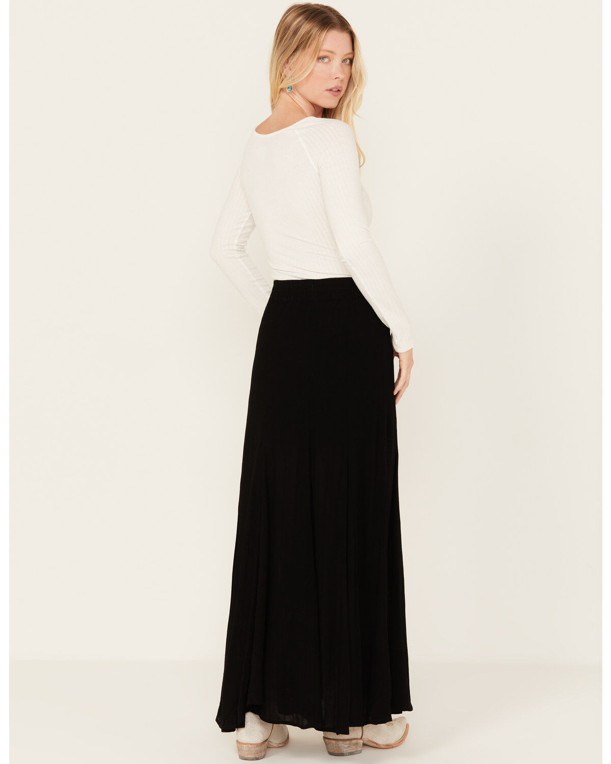 Image #3 - Idyllwind Women's Lottie Maxi Skirt, Black, hi-res