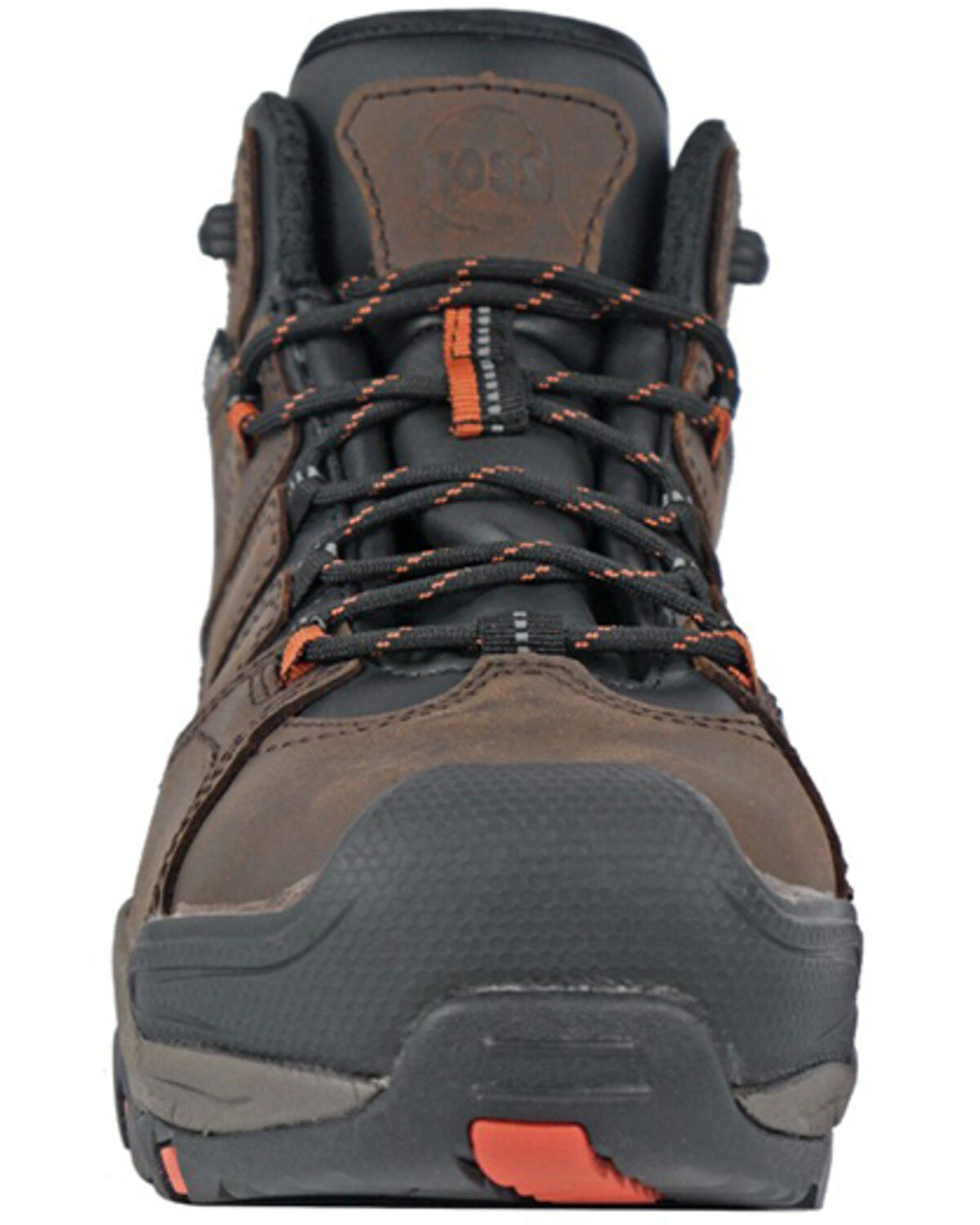 Image #4 - Hoss Men's Tracker Lace-Up Waterproof Work Boots - Composite Toe, Brown, hi-res