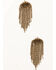 Image #1 - Wonderwest Women's Karlie Cluster Chandelier Earrings, Gold, hi-res