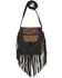 Image #1 - American West Women's Southwestern Tapestry Fringe Saddle Crossbody, Multi, hi-res