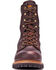 Image #4 - Carolina Men's Logger 8" Steel Toe Work Boots, Brown, hi-res