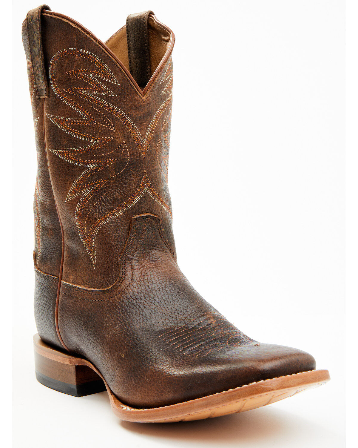 Image #1 - Cody James Men's McBride Western Boots - Broad Square Toe, Chocolate, hi-res