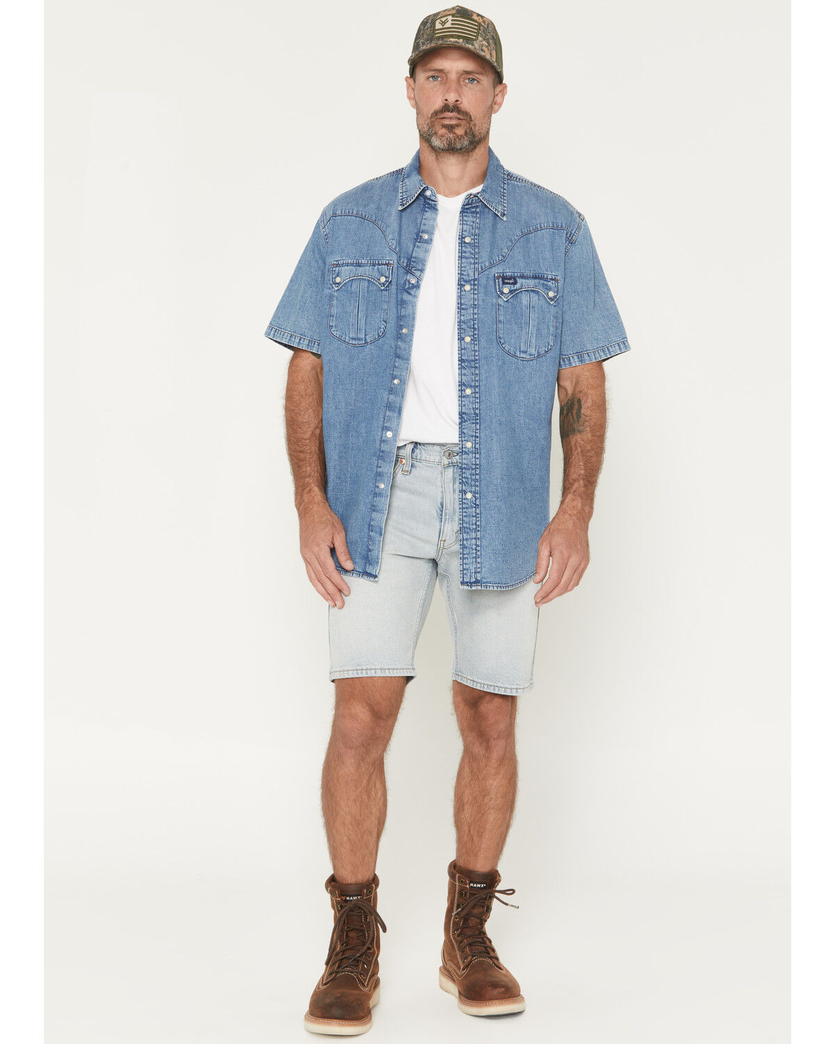 Levi's Men's 405 Need A Moment Light Wash 10" Stretch Denim Shorts, Light Wash, hi-res