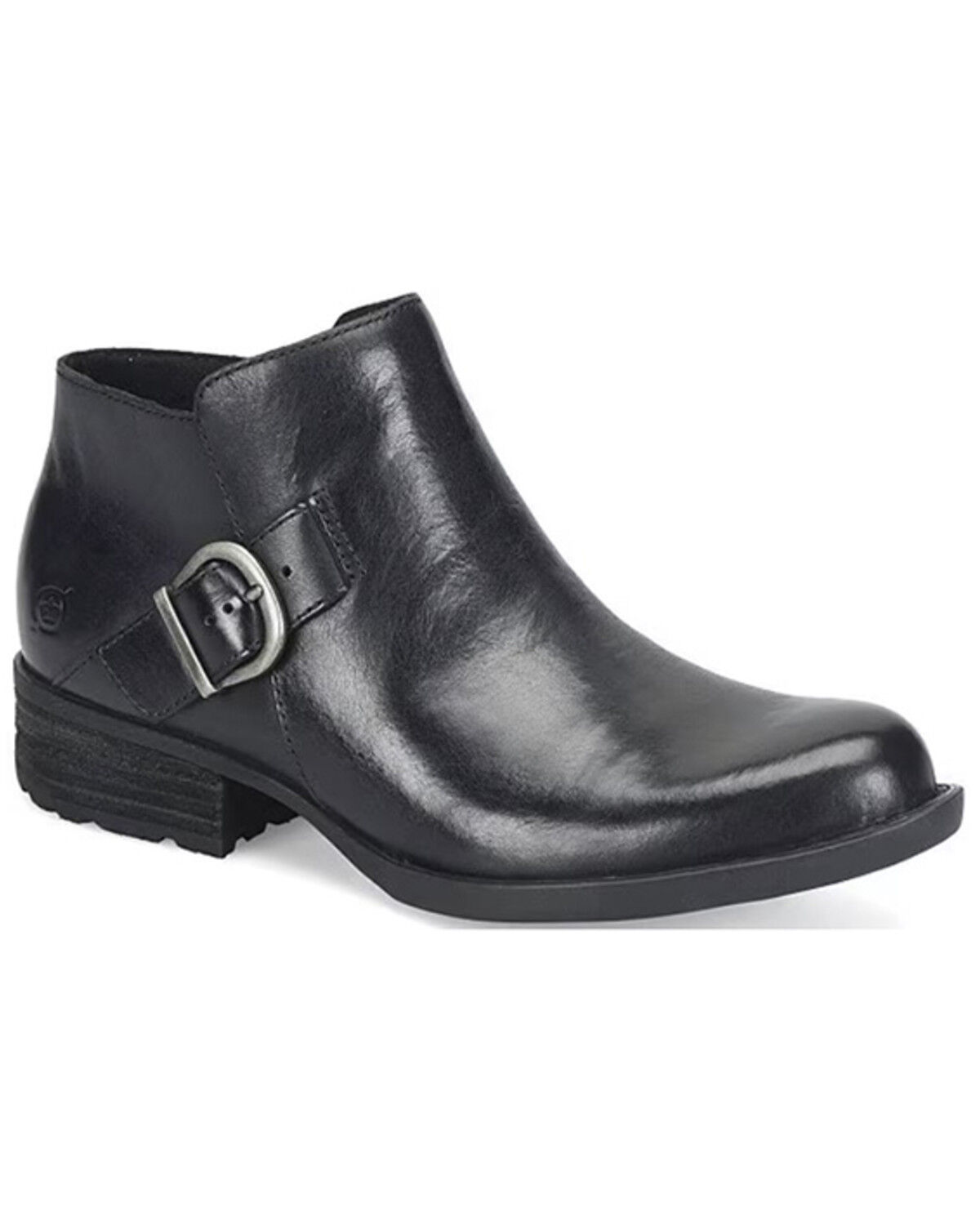 Born Women's Kace Booties - Round Toe, Black, hi-res