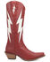 Image #2 - Dingo Women's Thunderbolt Western Boots - Round Toe, Red, hi-res