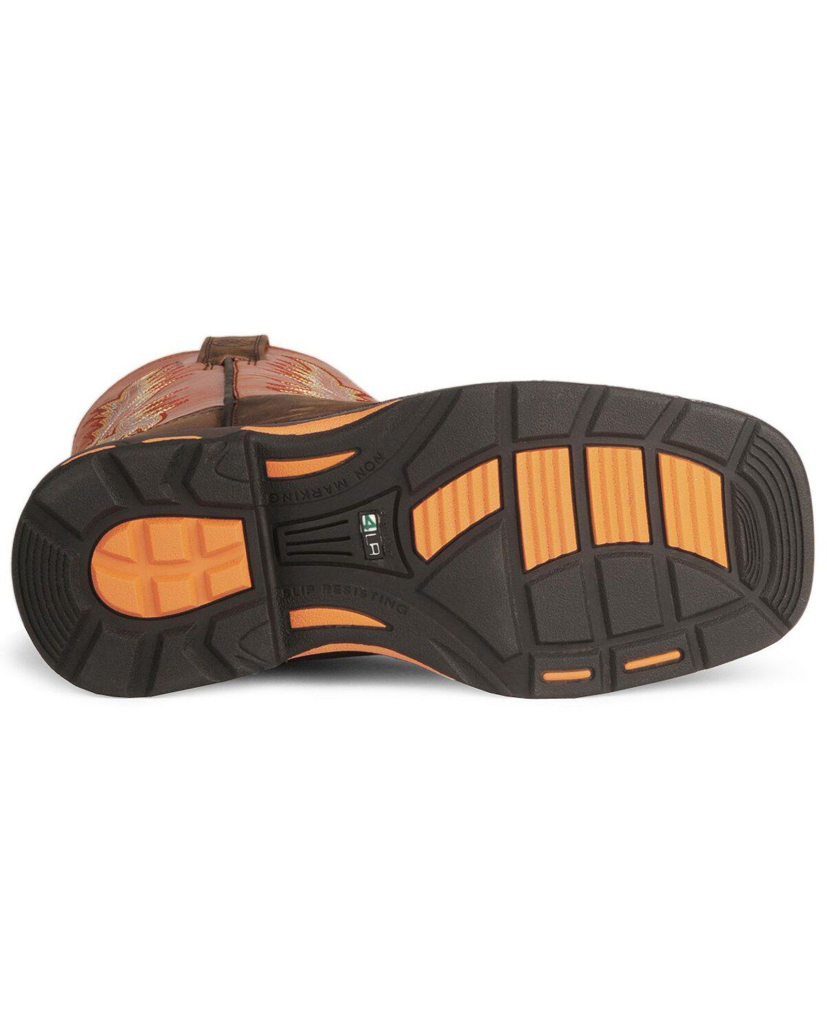Image #5 - Ariat Boys' Earth WorkHog&reg; Western Boots - Broad Square Toe, Earth, hi-res