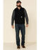 Image #2 - Carhartt Men's Washed Duck Sherpa Lined Mock Neck Loose Fit Work Vest , Black, hi-res