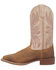 Image #3 - Laredo Men's Chet Roughout Performance Western Boots - Broad Square Toe, Brown, hi-res