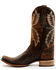 Image #3 - Corral Men's Embroidered Western Boots - Square Toe , Chocolate, hi-res