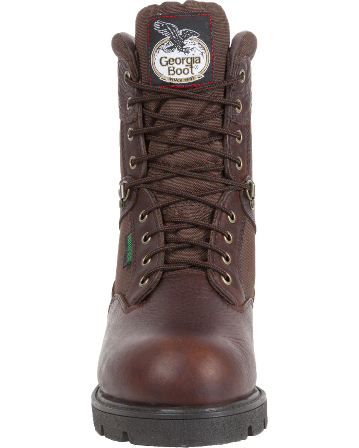 Image #9 - Georgia Men's Homeland Steel Toe Waterproof Work Boots, Brown, hi-res