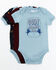 Image #1 - Cody James Infant Boys' American Onesies - 3 Piece Set, Multi, hi-res