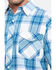 Image #4 - Resistol Men's Biscayne Large Plaid Short Sleeve Western Shirt, White, hi-res