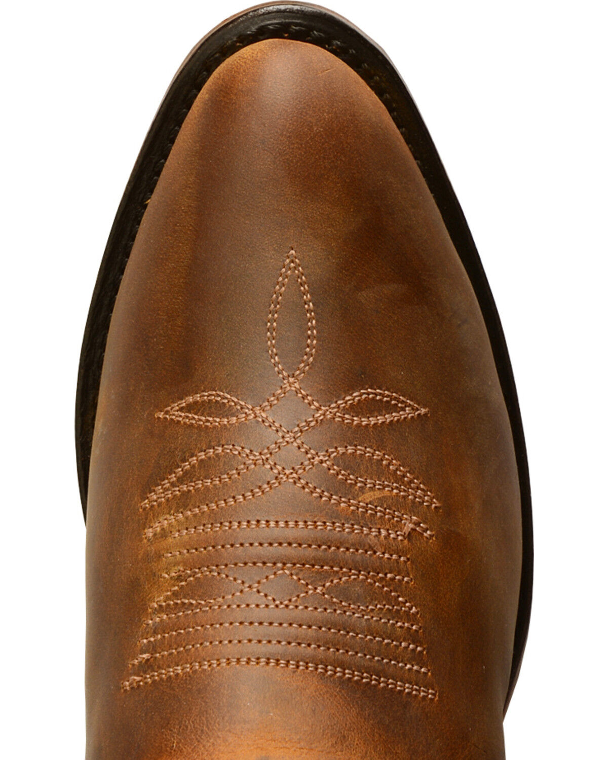 Image #6 - Boulet Fancy Stitched Cowgirl Boots - Medium Toe, Golden, hi-res