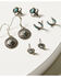 Image #2 - Idyllwind Women's Clermont Antique Earring Set - 8 Piece , Silver, hi-res