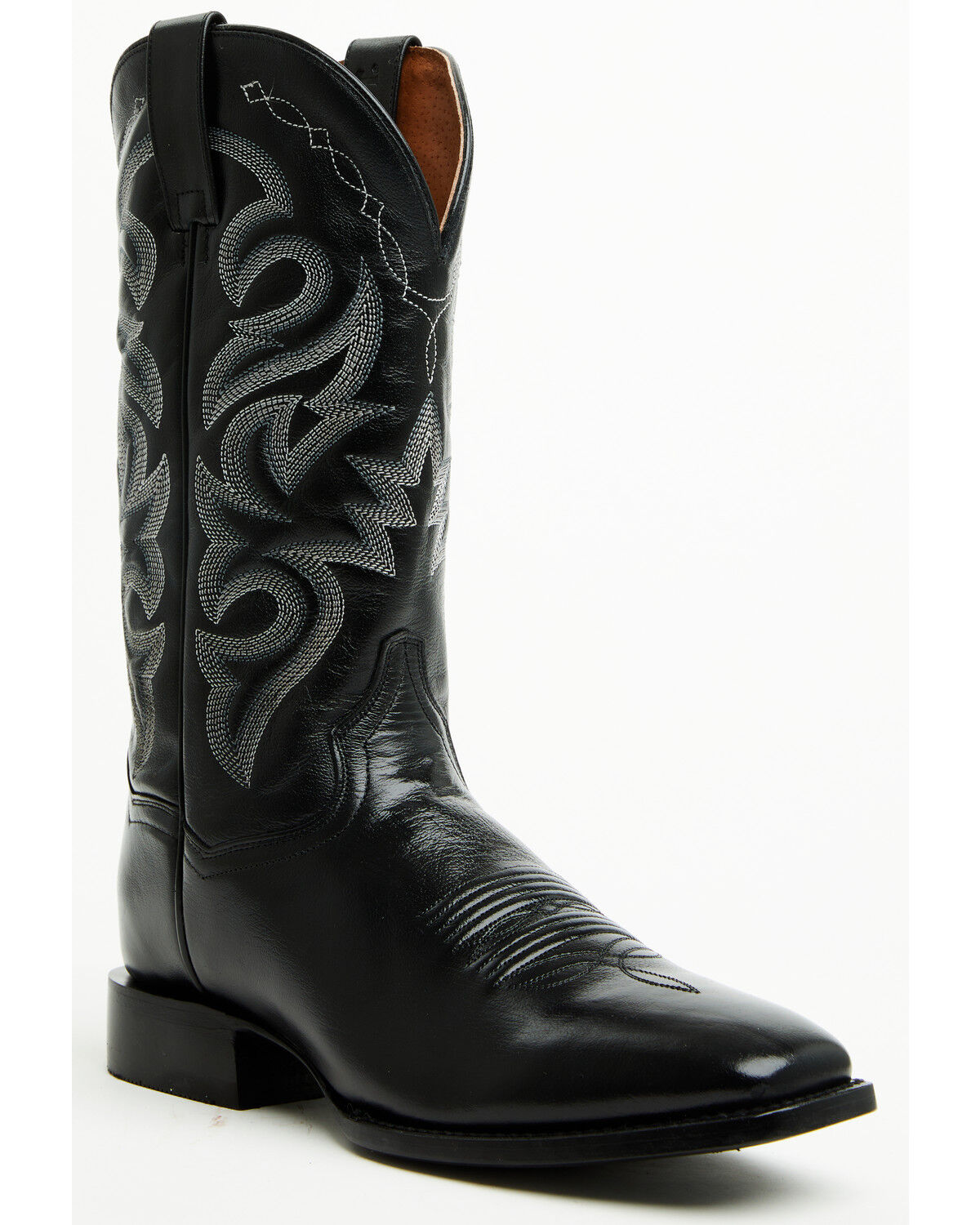 Image #1 - Dan Post Men's Remington Tall Western Boots - Square Toe, Black, hi-res