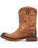 Image #3 - Frye Men's Duke Roper Western Boots - Round Toe, Brown, hi-res