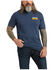 Image #1 - Ariat Men's Rebar Roughneck Graphic Short Sleeve Work Pocket T-Shirt , Navy, hi-res