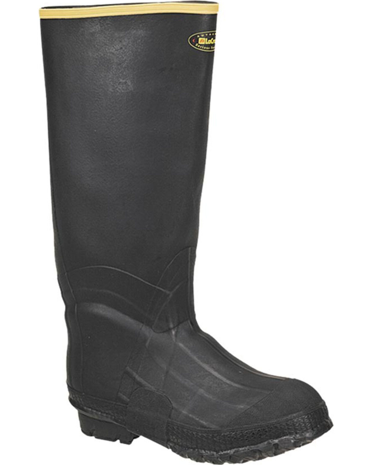 Image #1 - LaCrosse Men's ZXT Knee Insulated Rubber Boots - Soft Toe, Black, hi-res